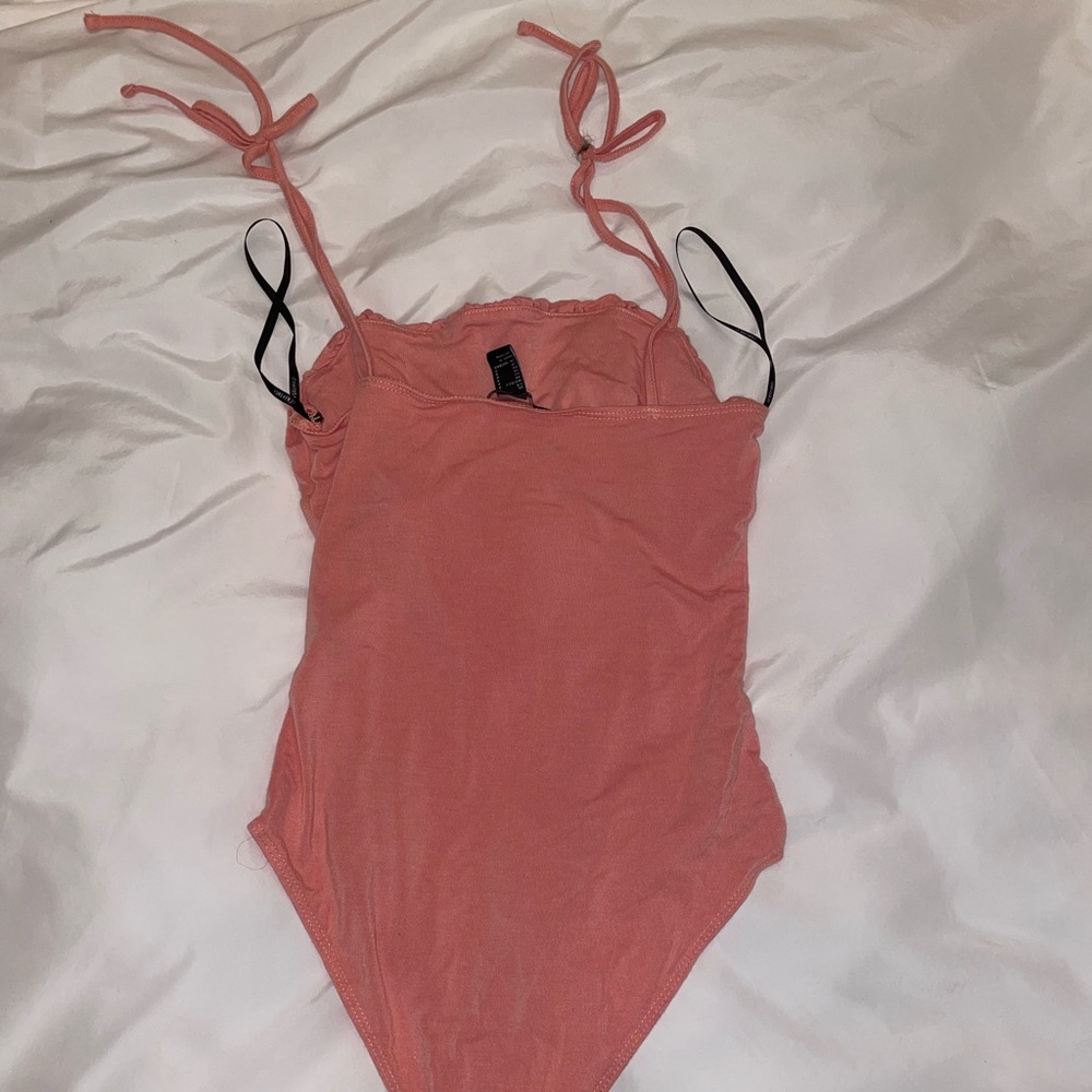 Women’s Pink Forever 21 Bodysuit - Picture 2 of 3